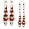 2 Strings Artificial Fabric Jasmine Garland for Festivals Pooja Indian Muslim Wedding Home Decor - Housewarming Diwali Eid Decorations - Mehndi Haldi Party Day of the Dead Door Hanging